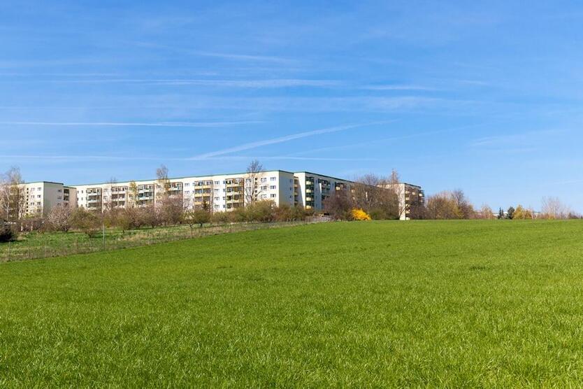 Balkon mit Blick ins Grüne zimmer