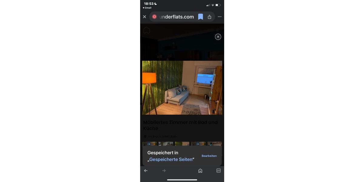 Wohnen auf Zeit Köln Porz - 1 Zimmer, 118 m&sup2;, 550&euro; | Angebot:26017294