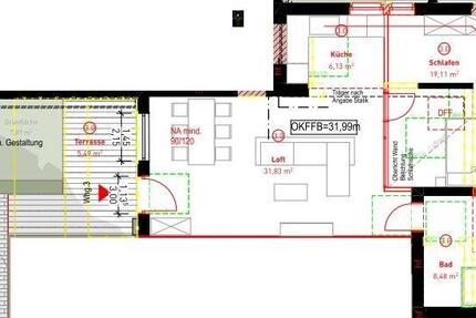 Wohnung Rhede - 2 Zimmer, 71 m&sup2;, 923&euro; | Angebot:23672535