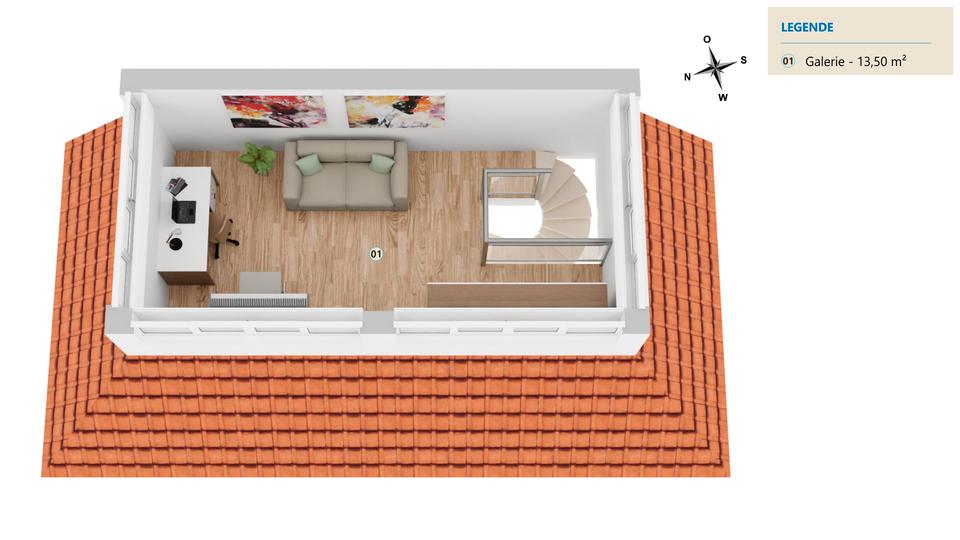 Maisonettenwohnung Bad Friedrichshall - 4 Zimmer, 96 m&sup2;, 1.310&euro; | Angebot:25972423