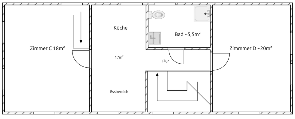 Einfamilienhaus Einbeck - 5 Zimmer, 120 m&sup2;, 999&euro; | Angebot:24763868