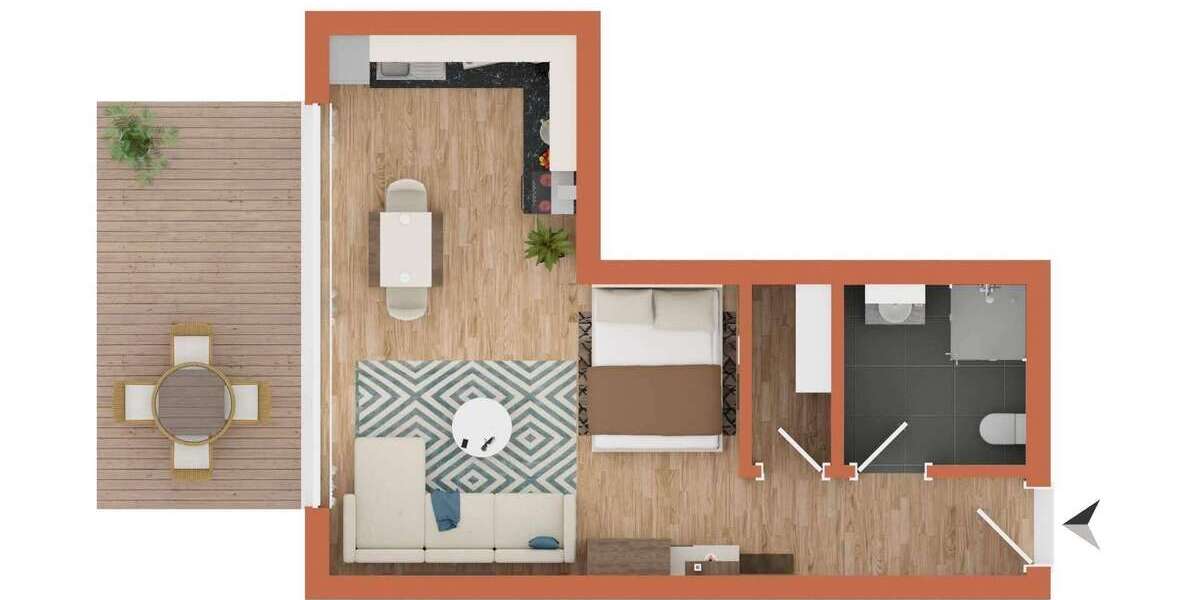 Wohnung zum Mieten in Schnaittach 650 € 45 m² 1 zimmer