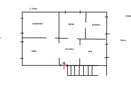 Wohnung Meißen - 2 Zimmer, 56 m&sup2;, 350&euro; | Angebot:25169041