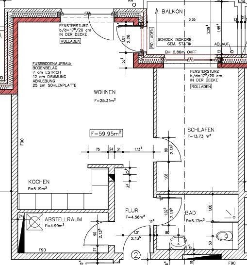 Erdgeschoßwohnung Neumünster Brachenfeld/Ruthenberg - 2 Zimmer, 64 m&sup2;, 775&euro; | Angebot:23728726