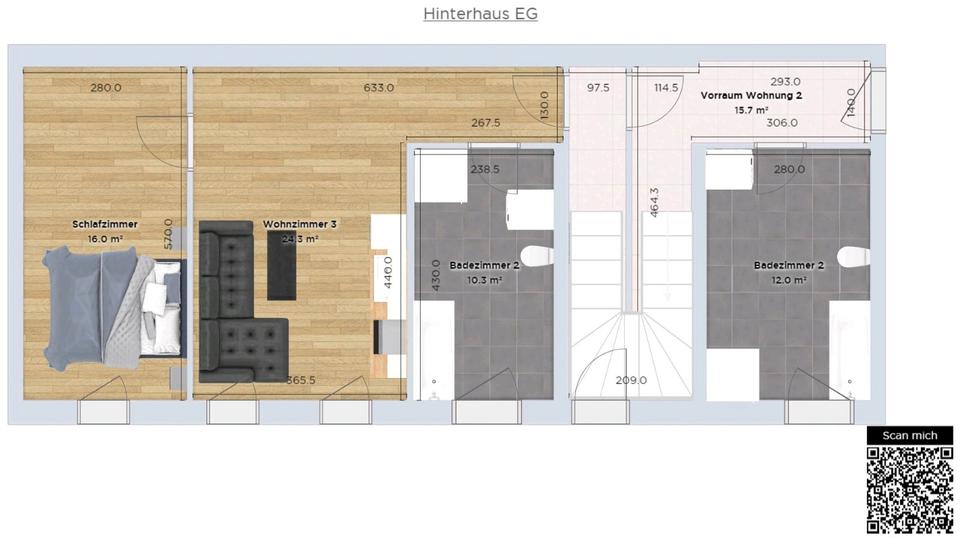 Maisonettenwohnung Taucha - 3 Zimmer, 106 m&sup2;, 899&euro; | Angebot:24368688