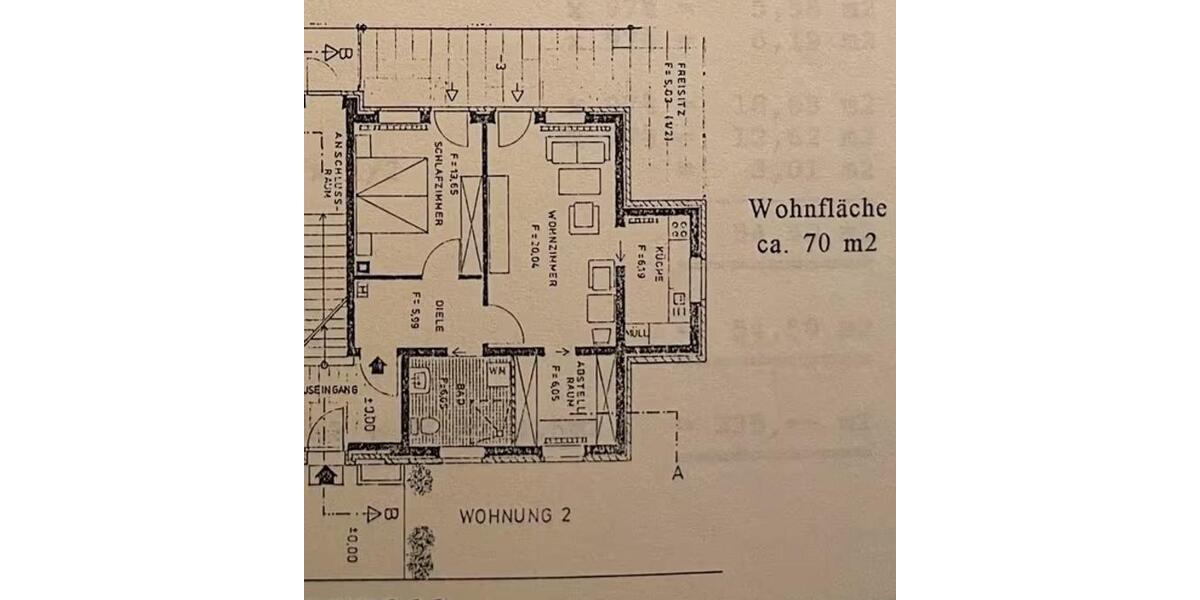 Erdgeschoßwohnung Leer (Ostfriesland) - 2 Zimmer, 65 m&sup2;, 650&euro; | Angebot:26482096