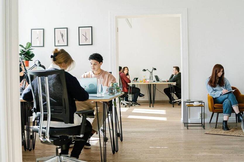 Helle und perfekt ausgestattete Teambüros im Workspace am Kudamm - All-in-Miete