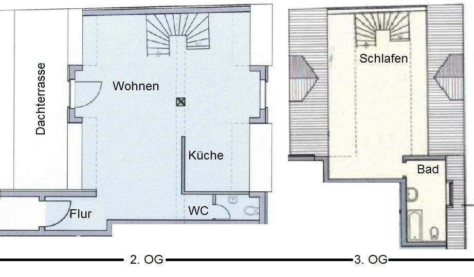 Etagenwohnung Stralsund Altstadt - 2 Zimmer, 105 m&sup2;, 985&euro; | Angebot:25682085