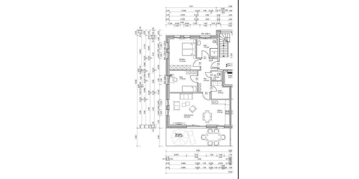 Erdgeschoßwohnung Delmenhorst - 3 Zimmer, 89 m&sup2;, 1.095&euro; | Angebot:25717994