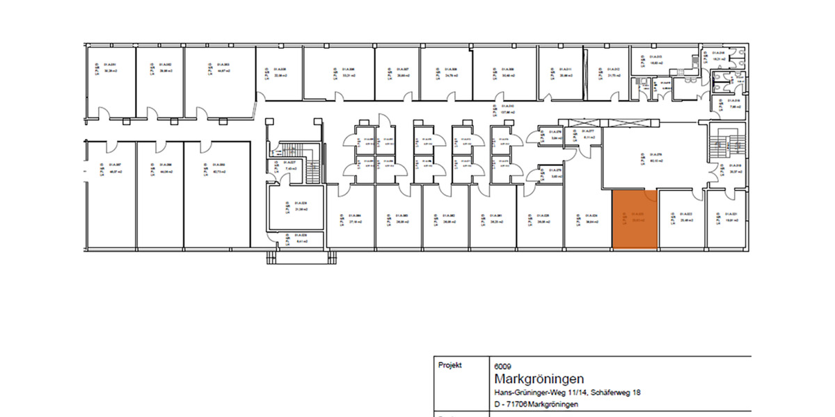Modernes ruhiges Büro mit viel Tageslicht im 1.OG- ab 2 EURm²!* zimmer