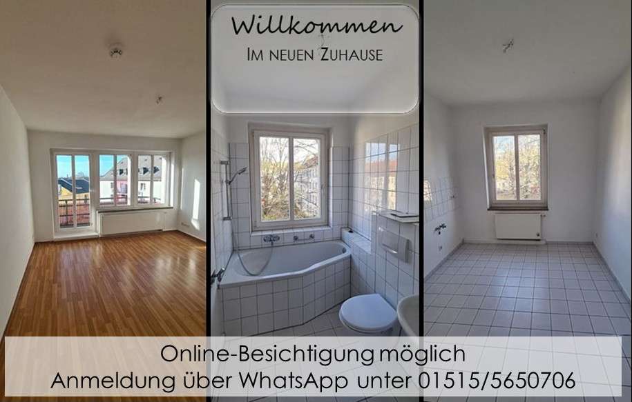 Etagenwohnung Chemnitz Lutherviertel - 2 Zimmer, 54 m&sup2;, 315&euro; | Angebot:26845290