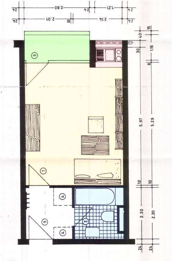 Wohnung zum Mieten in München 740 € 32 m²