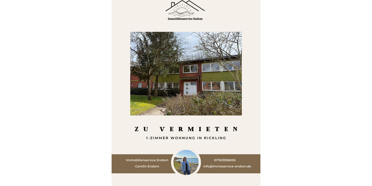 Etagenwohnung Rickling - 1 Zimmer, 48 m&sup2;, 340&euro; | Angebot:26070743