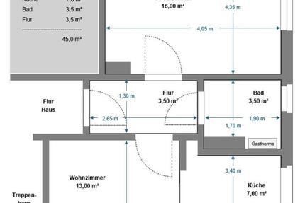 Charmante 2-Raum-DG-Wohnung in Bitterfeld – für eine Person zimmer
