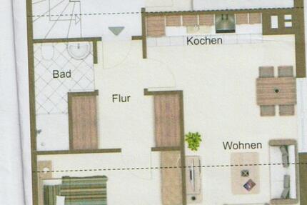 Kleine schöne Dachgeschosswohnung in Deggendorf 2 zimmer