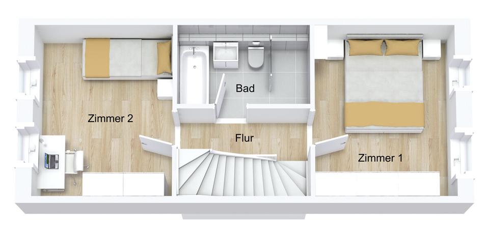 Reihenhaus Weingarten (Baden) - 5 Zimmer, 112 m&sup2;, 1.780&euro; | Angebot:25882733
