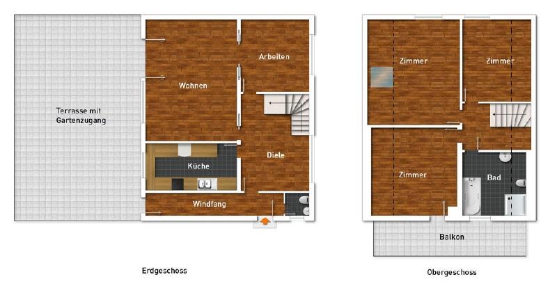 ...seltene Gelegenheit: Haus mit EBK, Garten, Garage, Sauna....