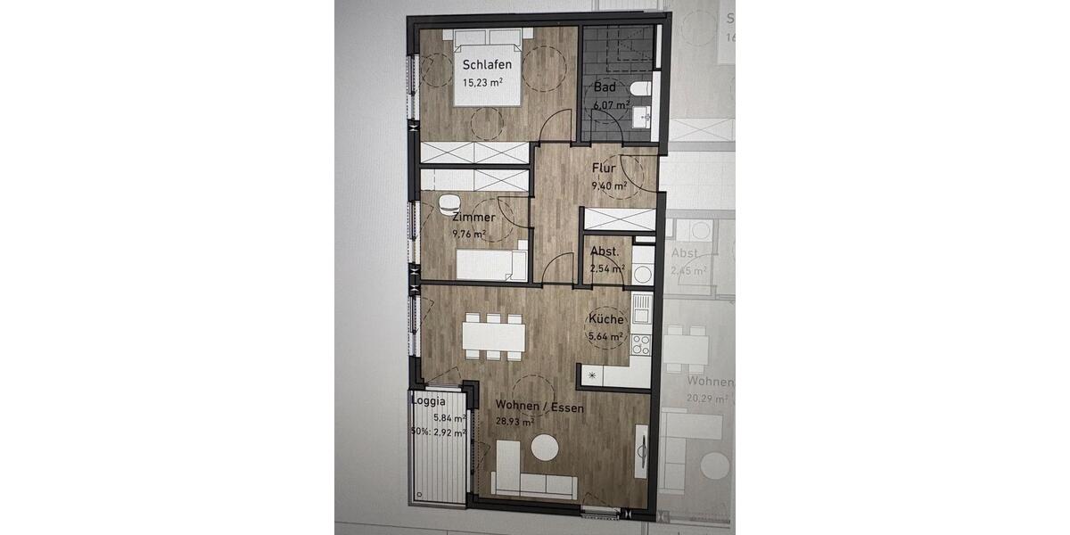 Etagenwohnung Bredstedt - 3 Zimmer, 80 m&sup2;, 1.150&euro; | Angebot:26412594