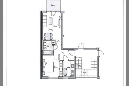 Wohnung München Sendling-Westpark - 2 Zimmer, 50 m&sup2;, 1.200&euro; | Angebot:25971885