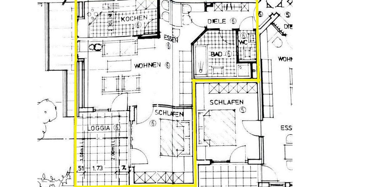 Etagenwohnung Steinheim an der Murr - 2.5 Zimmer, 70 m&sup2;, 890&euro; | Angebot:26020893