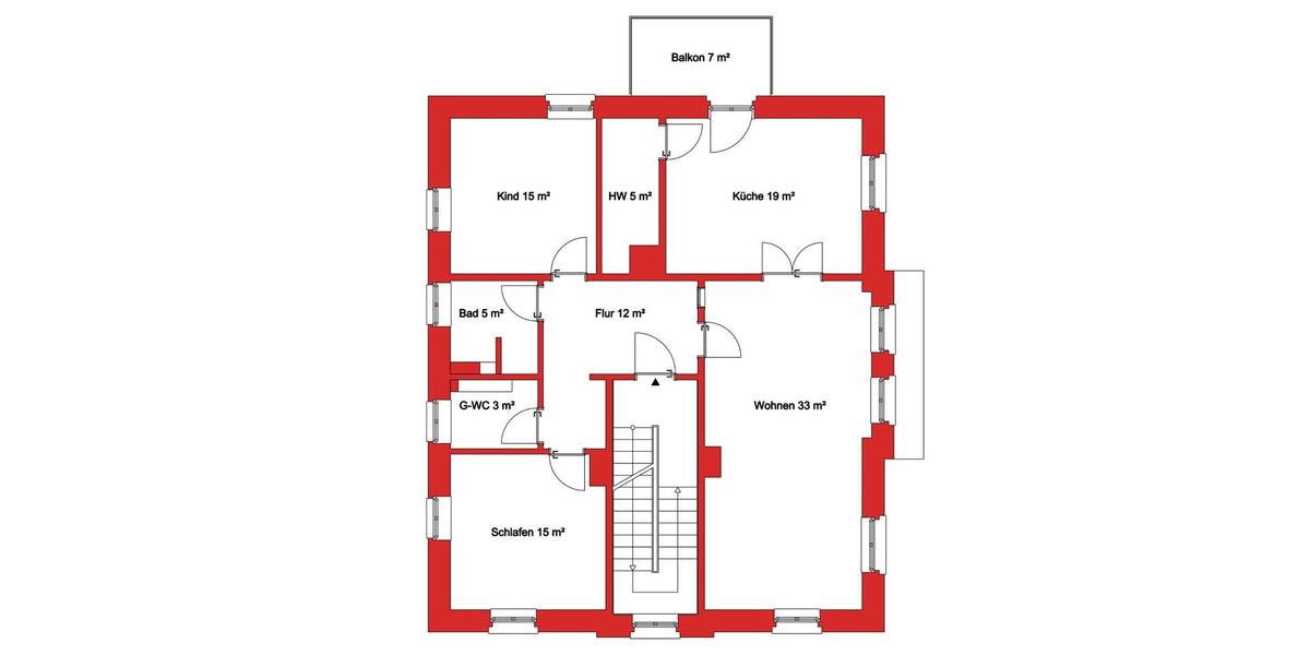3 Zimmer - 110 qm - Neubauwohnung in historischer Hülle 3 zimmer