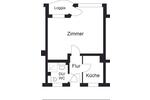 Etagenwohnung Seesen - 1 Zimmer, 34 m&sup2;, 255&euro; | Angebot:26587241