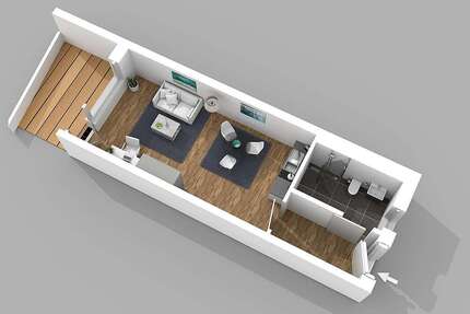 Wohnung Dortmund Brackel - 1 Zimmer, 40 m&sup2;, 584&euro; | Angebot:26136366