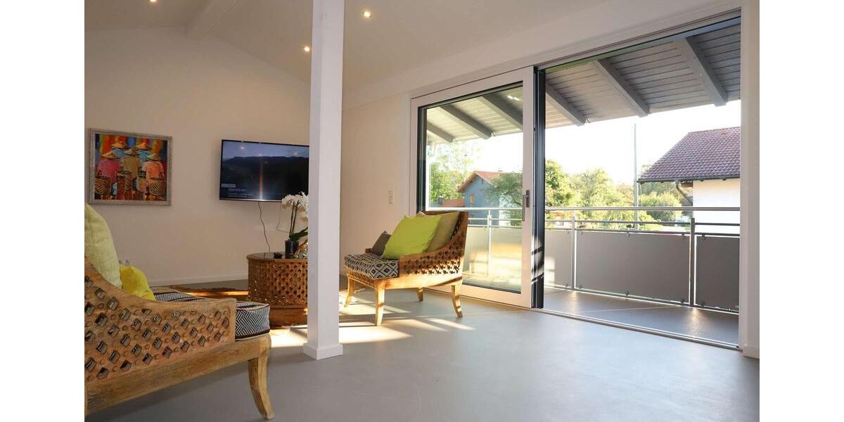 Voll ausgestattete Wohnung im Loft-Stil zentral in Chieming am Chiemsee 1 zimmer