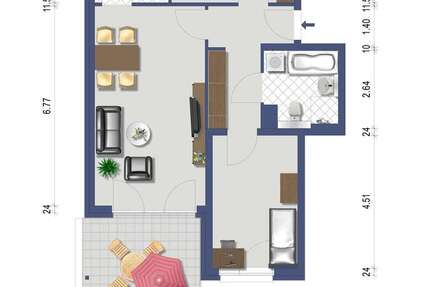 Wohnung Ahrensburg - 3 Zimmer, 85 m&sup2;, 1.165&euro; | Angebot:26148982