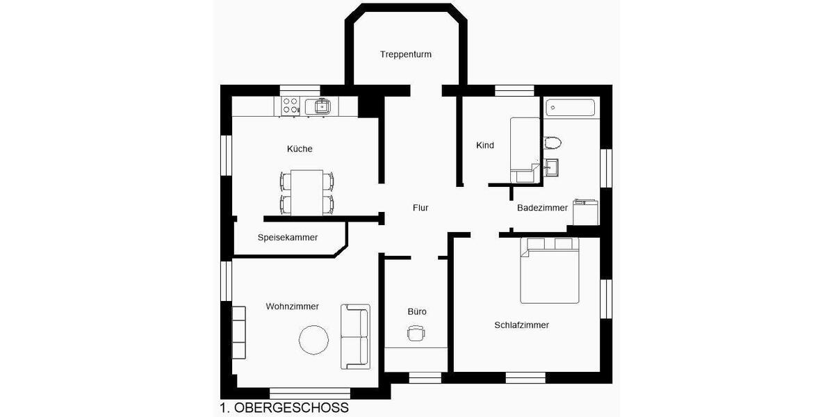 Etagenwohnung Kirchheim In Schwaben - 4 Zimmer, 94 m&sup2;, 998&euro; | Angebot:26272765