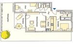 Erdgeschoßwohnung Rottenburg am Neckar - 3 Zimmer, 80 m&sup2;, 1.080&euro; | Angebot:26534644