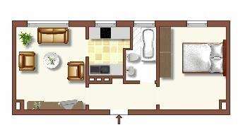 Wohnung Duisburg Huckingen - 2 Zimmer, 41 m&sup2;, 409&euro; | Angebot:27286448