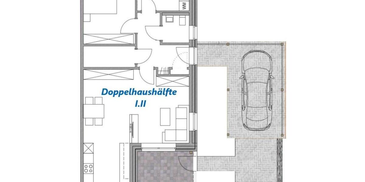 Doppelhaushälfte Werlte - 2 Zimmer, 78 m&sup2;, 830&euro; | Angebot:24771986