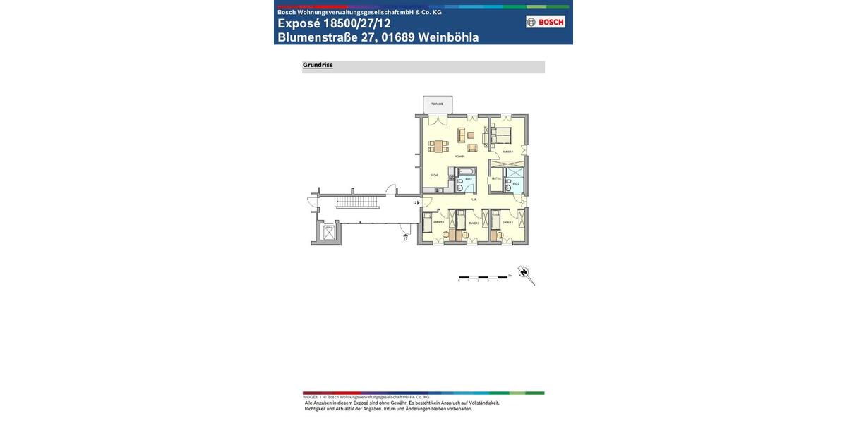 Erdgeschoßwohnung Weinböhla - 5 Zimmer, 133 m&sup2;, 1.563&euro; | Angebot:24657680