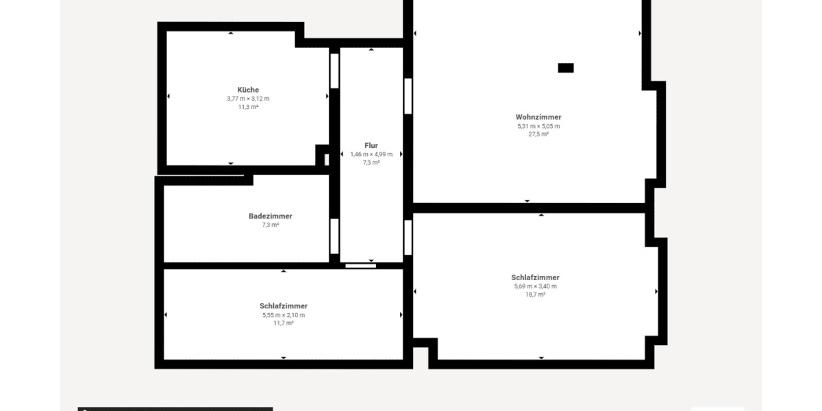 Etagenwohnung Chemnitz Yorckgebiet - 3 Zimmer, 83 m&sup2;, 462&euro; | Angebot:26752539