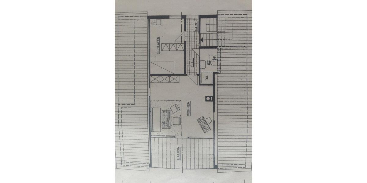 Dachgeschoßwohnung Rottweil - 2 Zimmer, 40 m&sup2;, 460&euro; | Angebot:26368795