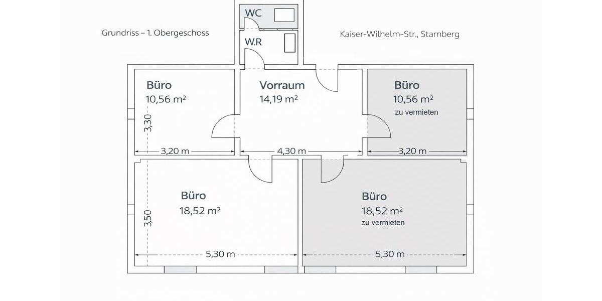 Gewerbeobjekt Starnberg - 190&euro; | Angebot:26148837