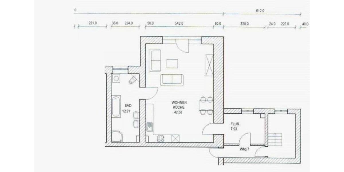 Erdgeschoßwohnung Gingst - 1 Zimmer, 65 m&sup2;, 499&euro; | Angebot:22626022