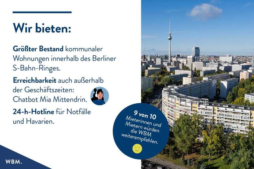 Wohnung zum Mieten in Berlin 1.643,25 € 109.55 m² 4 zimmer