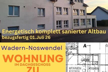 Wohnung Wadern - 2 Zimmer, 45 m&sup2;, 470&euro; | Angebot:26285109