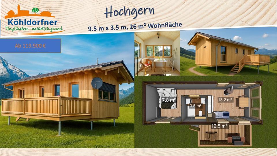 Einfamilienhaus Wasserburg am Inn - 3 Zimmer, 43 m&sup2;, 250&euro; | Angebot:20545342