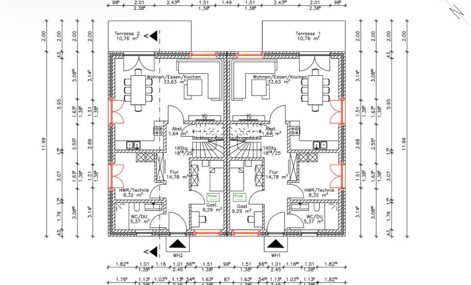 Doppelhaushälfte Schwarmstedt - 6 Zimmer, 145 m&sup2;, 1.600&euro; | Angebot:26683110