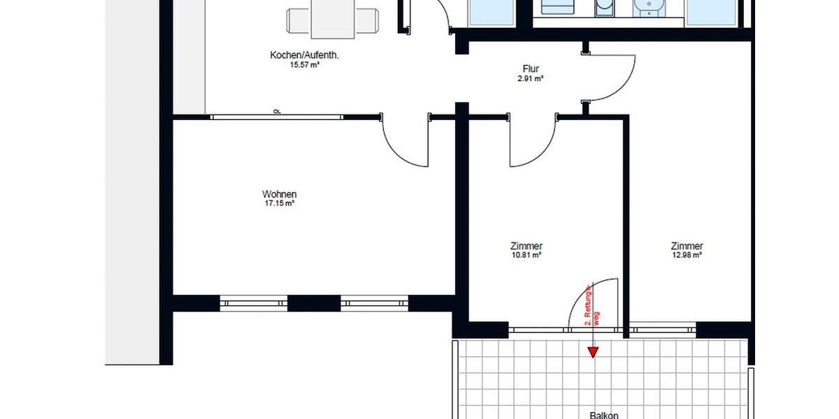 Wohnen auf Zeit Heilbronn Kernstadt - 4 Zimmer, 80 m&sup2;, 1.800&euro; | Angebot:26494443