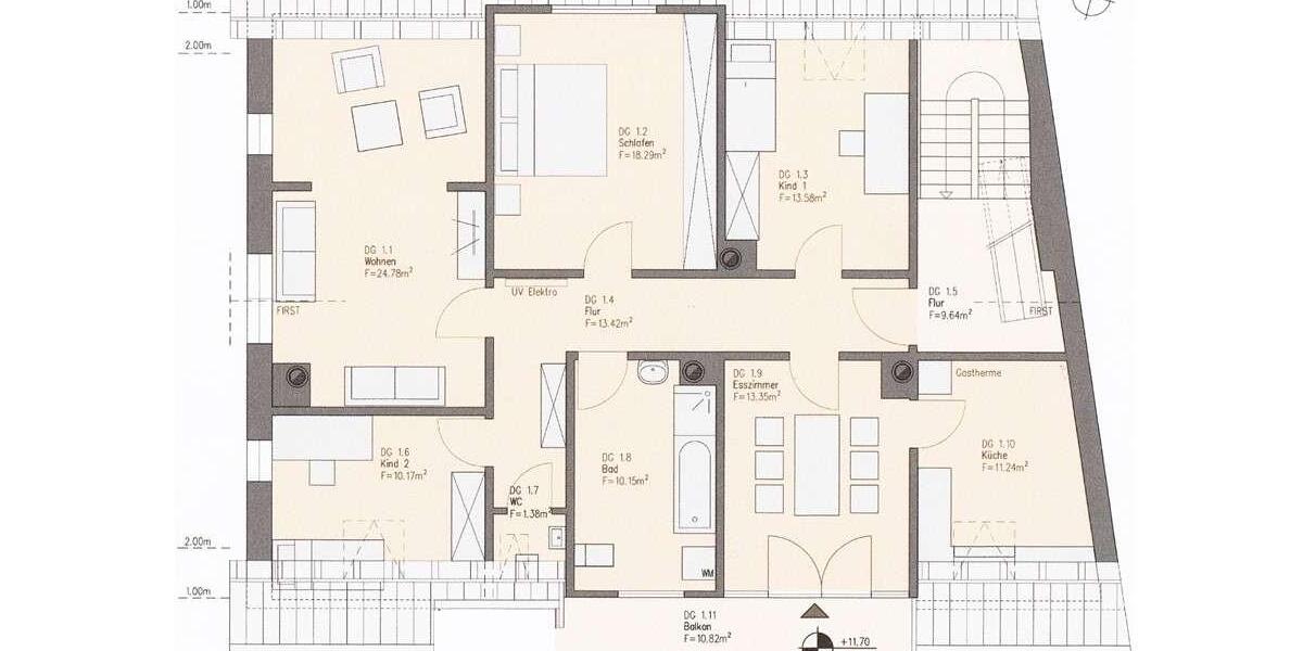 Dachgeschoßwohnung Tauberbischofsheim - 5 Zimmer, 119 m&sup2;, 900&euro; | Angebot:25056372