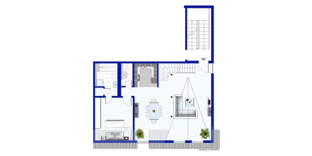 Dachgeschoßwohnung Beelitz - 4 Zimmer, 130 m&sup2;, 1.432&euro; | Angebot:26545646