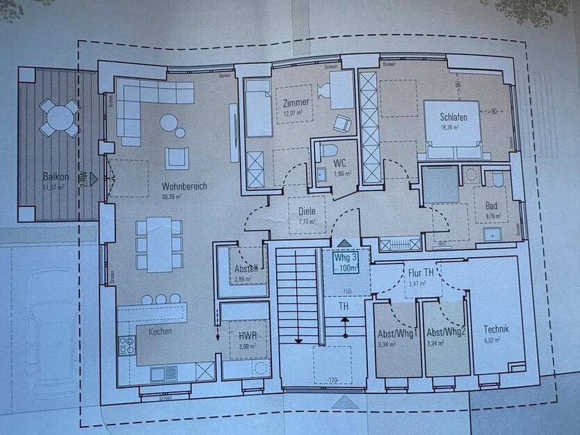 Vreden, 100m2 Wohnung zu vermieten zimmer
