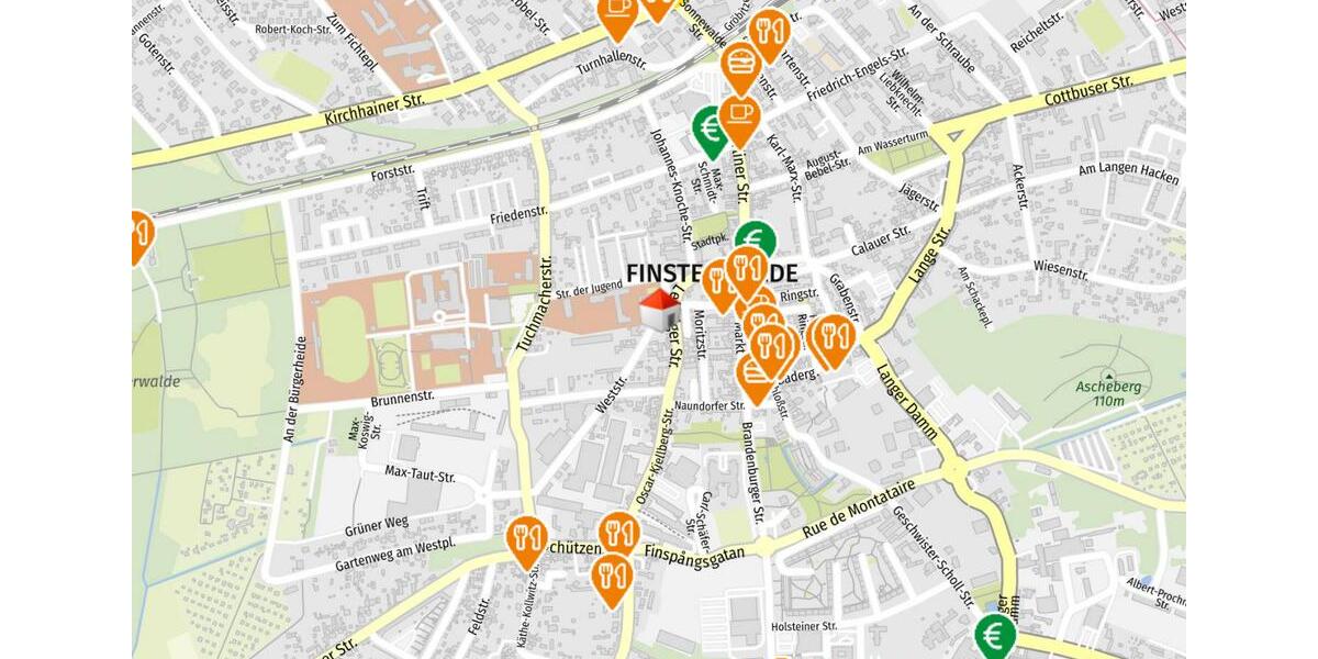 Etagenwohnung Finsterwalde - 2 Zimmer, 52 m&sup2;, 390&euro; | Angebot:25538728