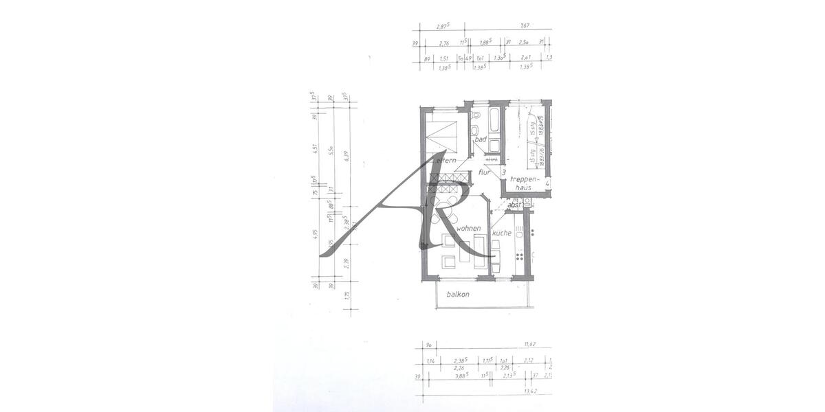 Tolle 2-Zimmer-Wohnung mit Balkon im 