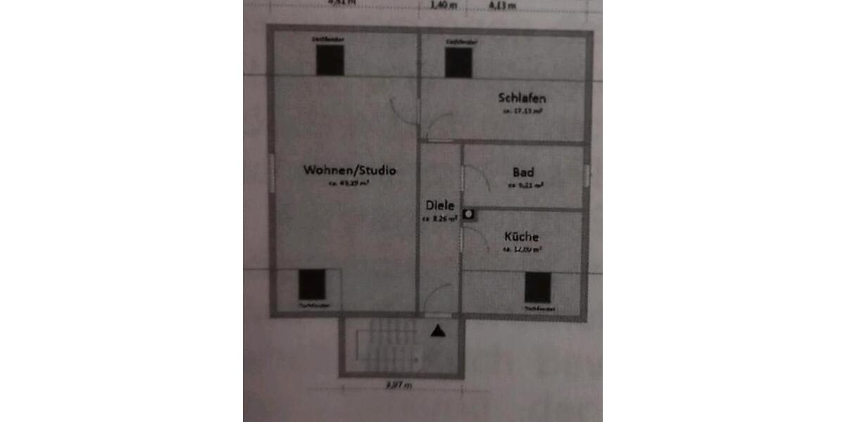 Dachgeschoßwohnung Rosbach vor der Höhe - 3 Zimmer, 90 m&sup2;, 900&euro; | Angebot:24606058