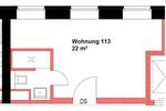 Etagenwohnung Bocholt Stenern - 1 Zimmer, 22 m&sup2;, 345&euro; | Angebot:26632067